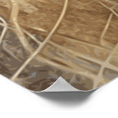 馬好き女性のカーボーイアートポスター ポスター (角)