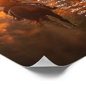 馬好き悔やみや弔慰記念詩ポスター ポスター (角)