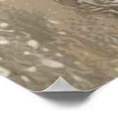 馬好き水彩画ポスター誕生日 ポスター (角)