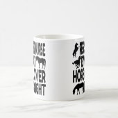 馬好き登録ナース コーヒーマグカップ (中央)