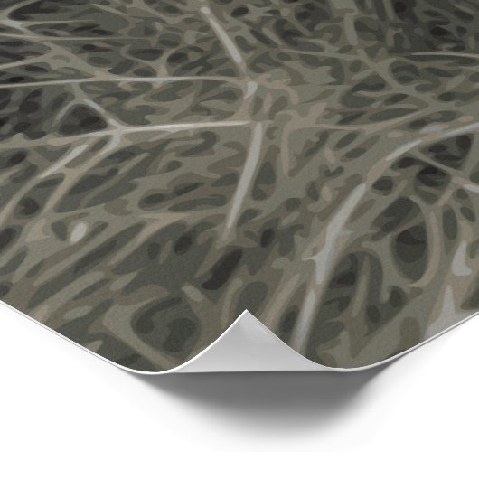 馬好き自撮りアートポスター ポスター (角)