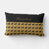 馬好き馬術 ランバークッション (裏面)