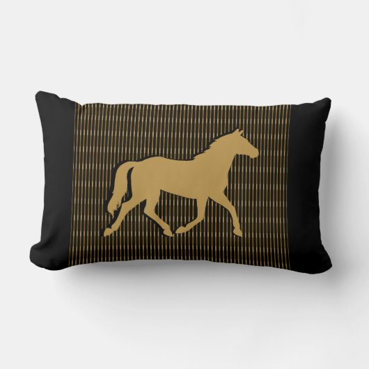 馬好き馬術 ランバークッション (正面)