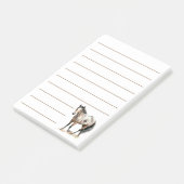 馬好き馬術&乗馬女性のカーボーイ ポストイット (アングル)