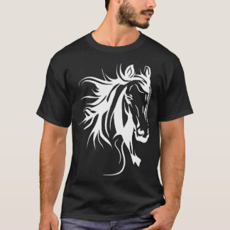 馬好き馬頭馬 Tシャツ