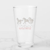 馬好き タンブラーグラス (裏面)