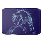 馬好き バスマット (正面)