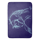 馬好き バスマット (正面縦)