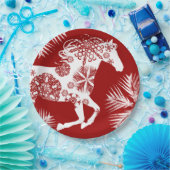 馬好き ペーパープレート (パーティー)