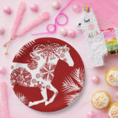 馬好き ペーパープレート (パーティー)