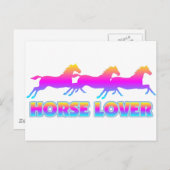 馬好き ポストカード (正面/裏面)