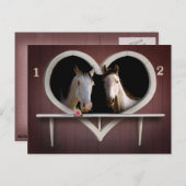 馬好き ポストカード (正面/裏面)