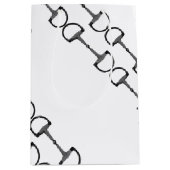 馬好き ミディアムペーパーバッグ (正面)