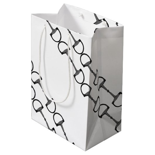 馬好き ミディアムペーパーバッグ (裏面アングル)