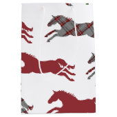 馬好き ミディアムペーパーバッグ (正面)