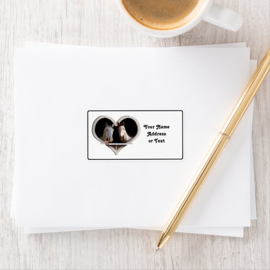 馬好き ラベル (インサイチュ)