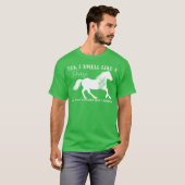 馬好き 馬のにおいがする少年 Tシャツ (正面フル)