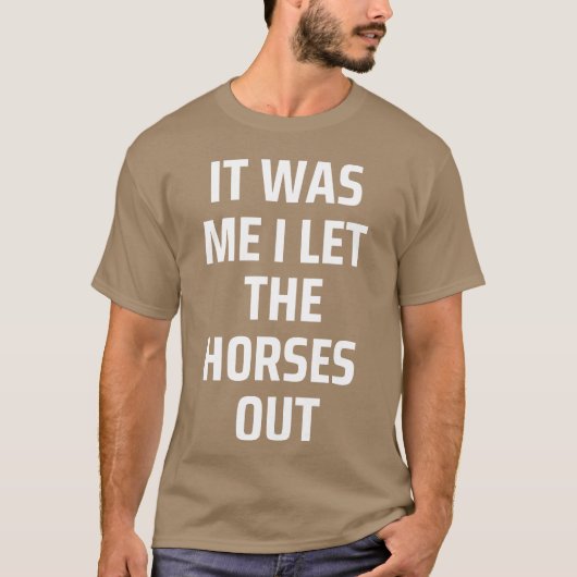 馬好き 馬 お父さん 牧場 馬術 父の日 Tシャツ (正面)
