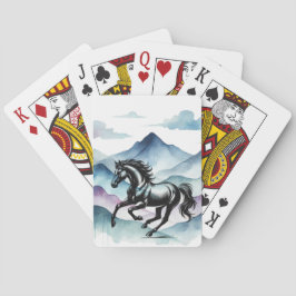 馬威厳のあると水の色の山トランプ トランプ