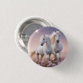 馬威厳のある1 1/4インチRoundButton – 馬術用 缶バッジ (正面&裏面)