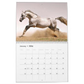 馬威厳のある カレンダー (1月 2026)