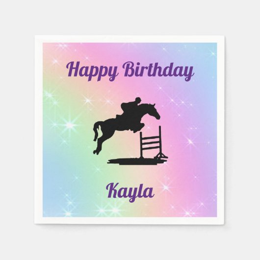 馬娘 スタンダードカクテルナプキン (正面)