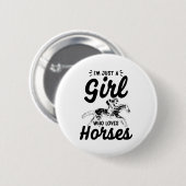 馬娘 |乗馬ライダーホースギフトアイディア 缶バッジ (正面&裏面)