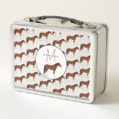 馬学モノグラムの校 メタルランチボックス (裏面)