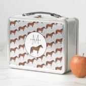 馬学モノグラムの校 メタルランチボックス (インサイチュ)