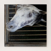 馬小屋に入った馬 ジグソーパズル (横)