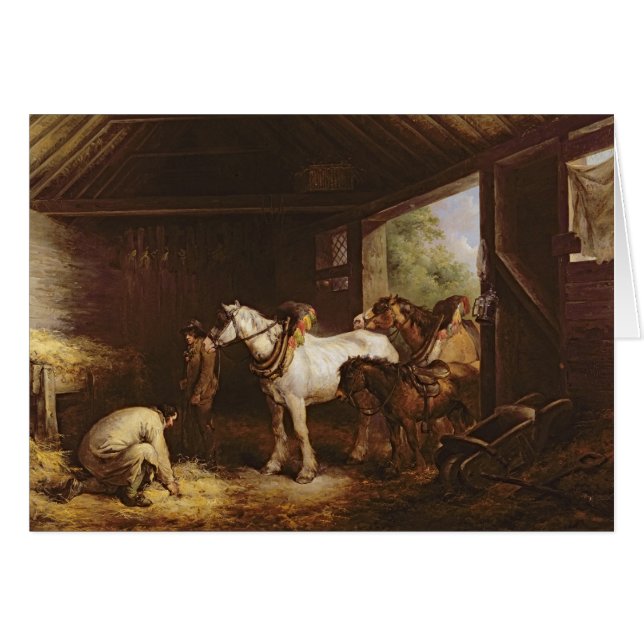 馬小屋の中 (正面横)