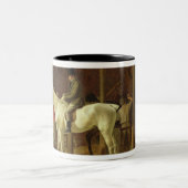 馬小屋 ツートーンマグカップ (中央)