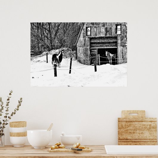 馬小屋 ポスター (キッチン)