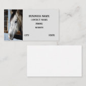 馬小屋 名刺 (正面/裏面)