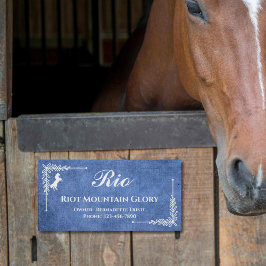 馬屋名店主連絡情納屋 ドアサイン