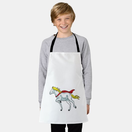 馬岬 エプロン (着用した状態)