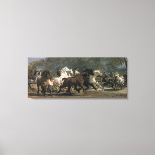 馬市場勉強, 1900 キャンバスプリント (正面)