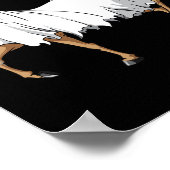 馬幽霊衣装おもしろい馬術馬好きハル ポスター (角)