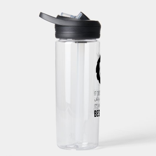 馬引用文馬と女の子の馬好き ウォーターボトル (右面)