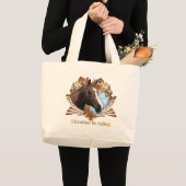 馬当然 ラージトートバッグ (正面(商品))
