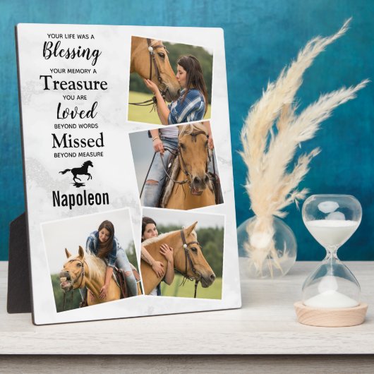 馬形記念フォトコラージュ フォトプラーク (側面)