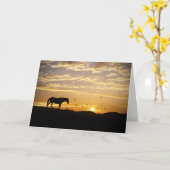 馬悔やみや弔慰記念カード カード (黄色い花)