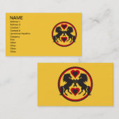 馬愛ダンスの名刺 名刺 (正面/裏面)