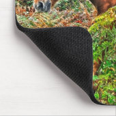 馬愛好家のための新しいフォレストポニー&ブレスケン マウスパッド (コーナー)