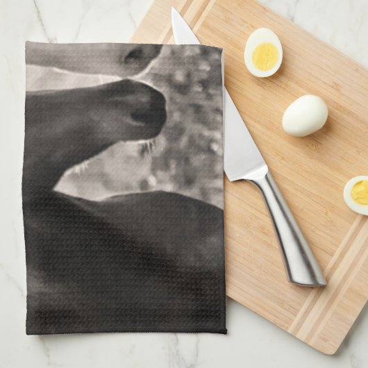 馬愛 キッチンタオル (四つ折り)