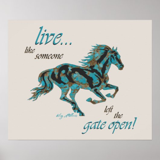 馬感動的ポスター ポスター (正面)