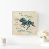 馬感動的方壁時計 スクエア壁時計 (ホーム)