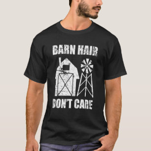 馬房の毛は気にしない 面白い 農家の 馬 ファーム Tシャツ
