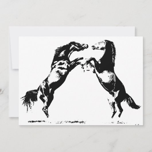 馬招待状 – 馬招待状 招待状 (正面)