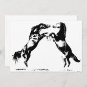 馬招待状 – 馬招待状 招待状 (正面/裏面)